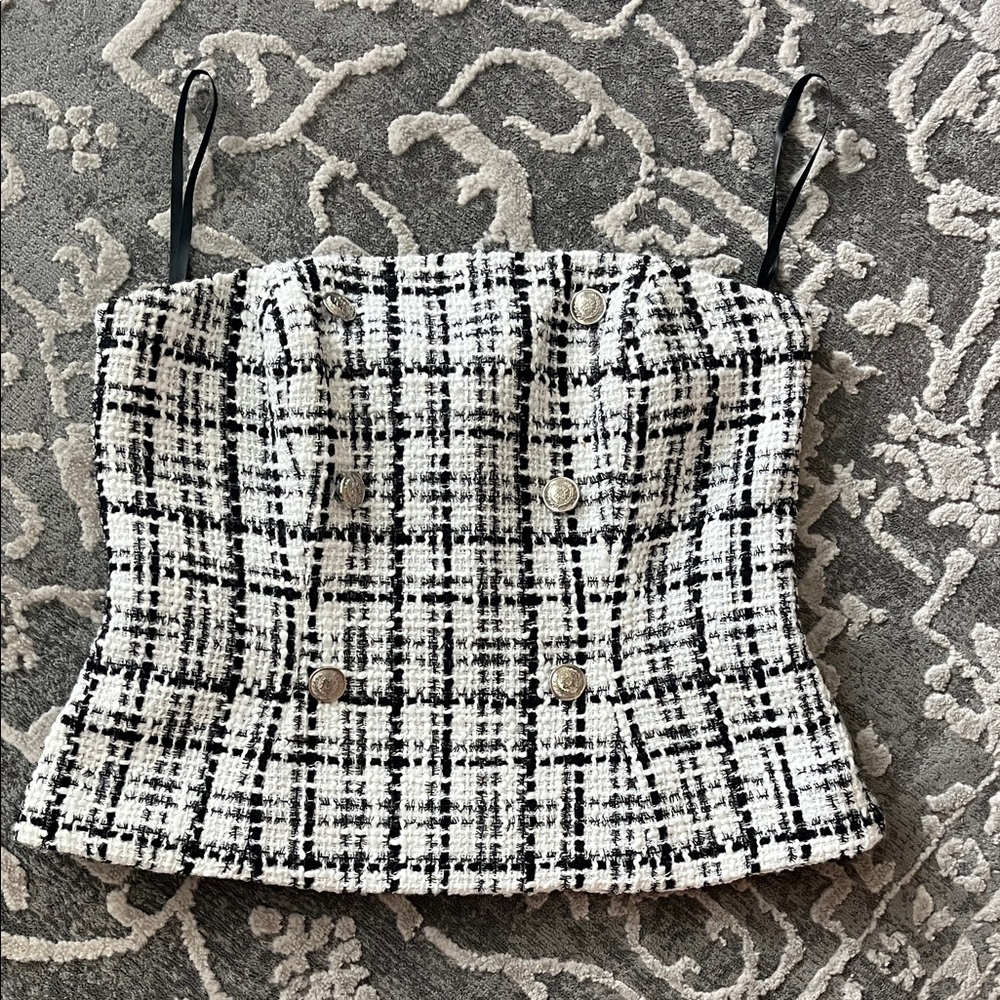 Gorgeous Strapless Shirt- New W/Out Tags